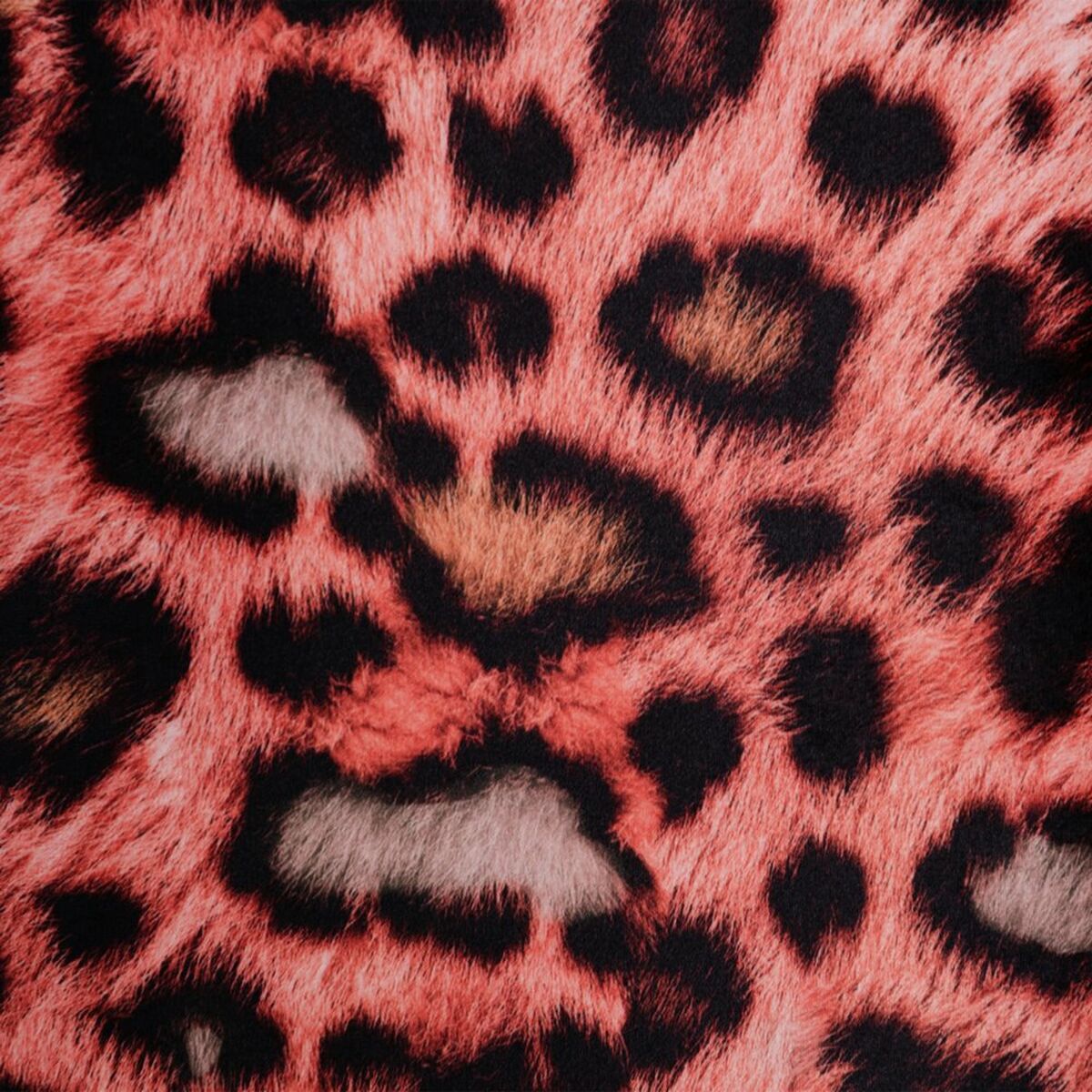 Cuscino Arancio Leopardo 45 x 45 cm