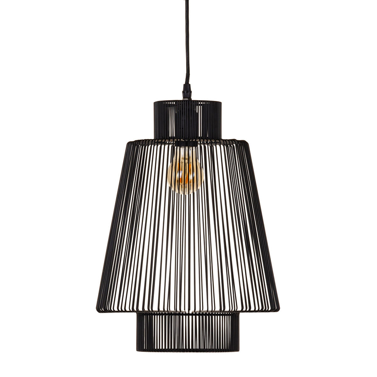 Lampadario 29 x 29 x 39,5 cm Nero Ferro