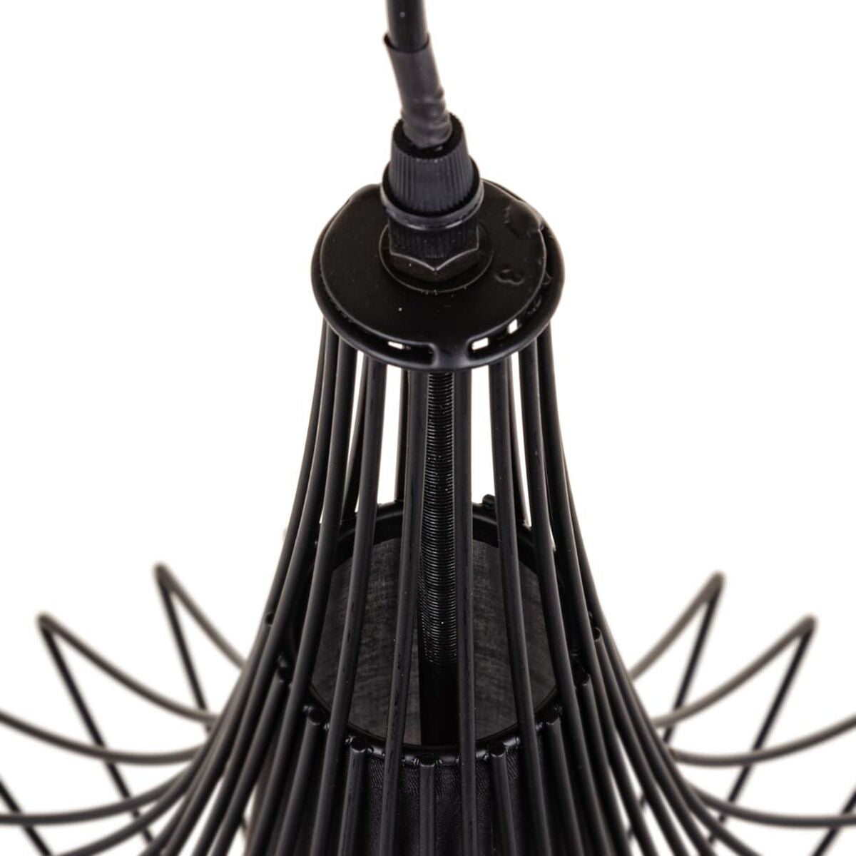 Lampadario Nero 30 x 30 x 45 cm Ferro