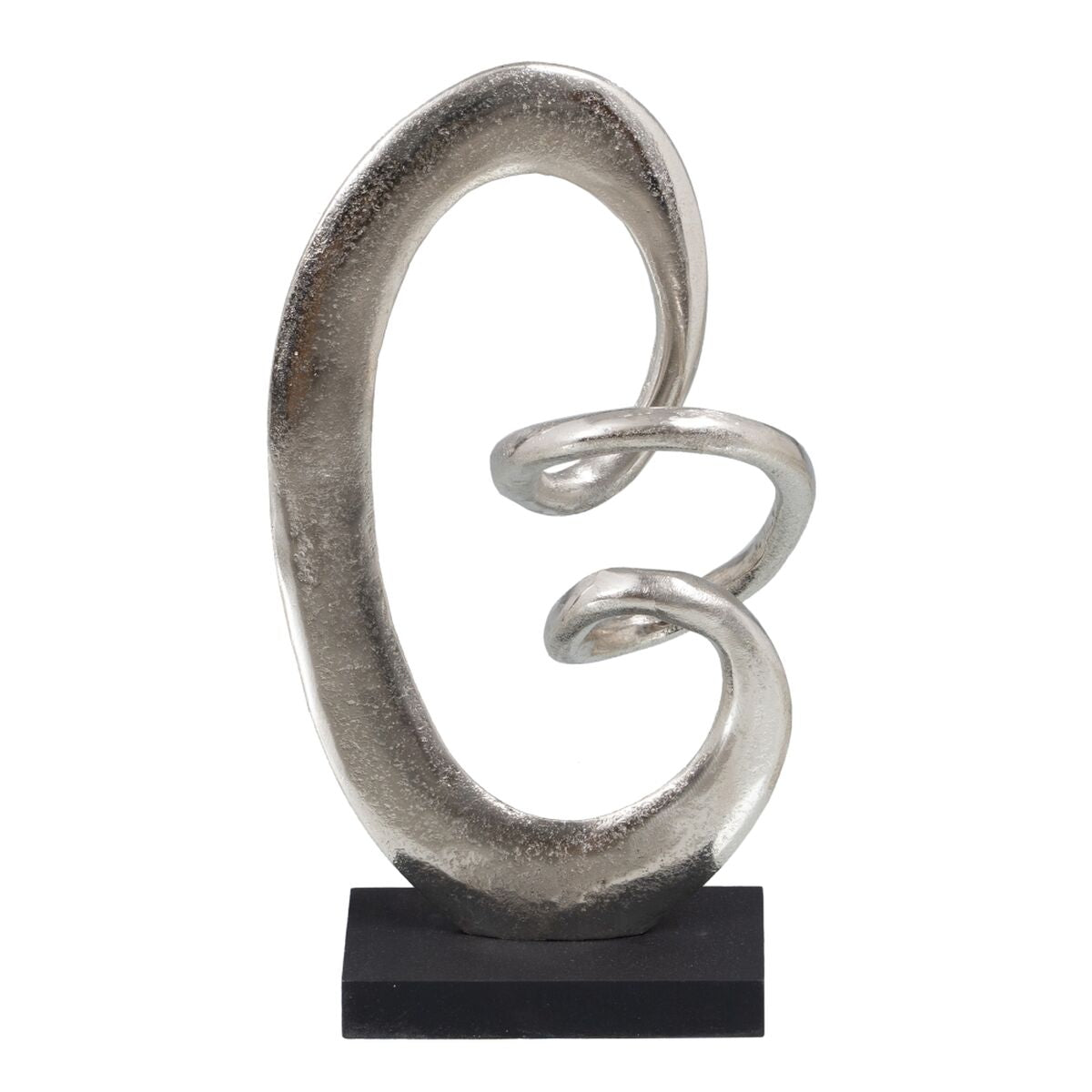 Statua Decorativa 18,5 x 8 x 34 cm Nero Argento