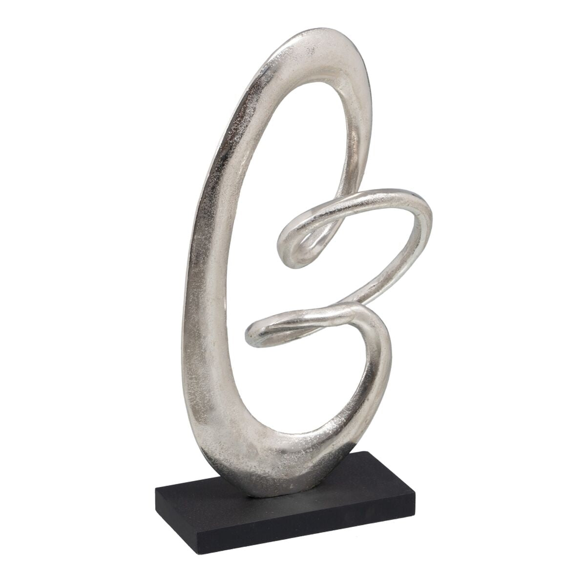 Statua Decorativa 24 x 10 x 42 cm Nero Argento