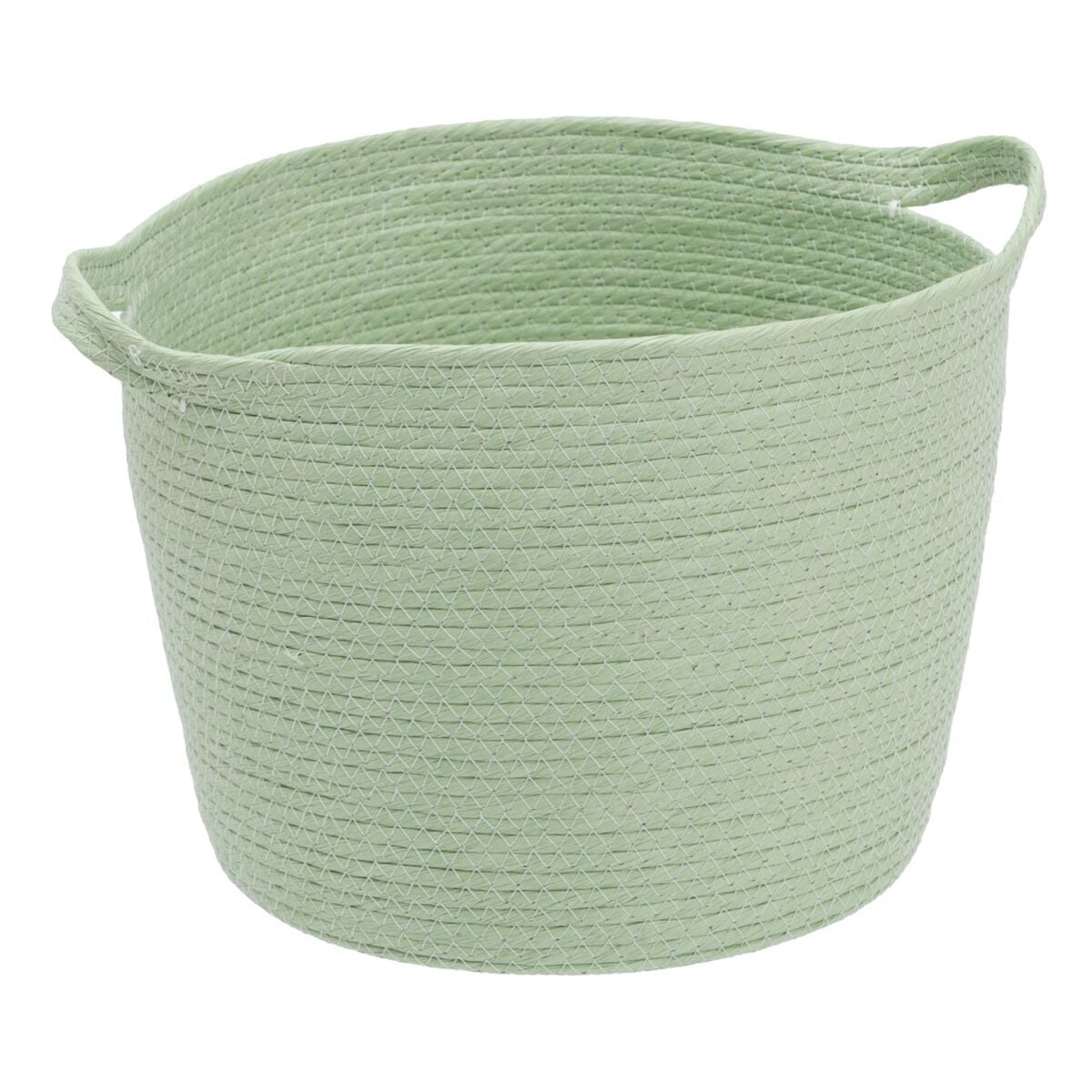 Set di Cesti Corda Verde Chiaro 26 x 26 x 33 cm (3 Pezzi)