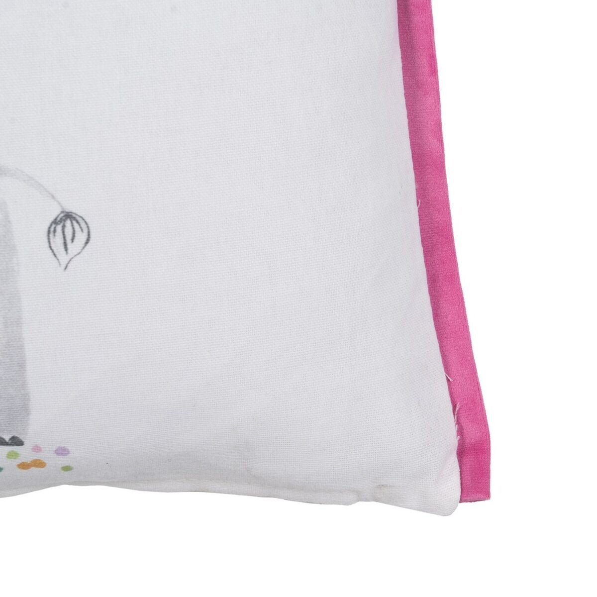 Cuscino Per bambini Elefante 100 % cotone 45 x 30 cm