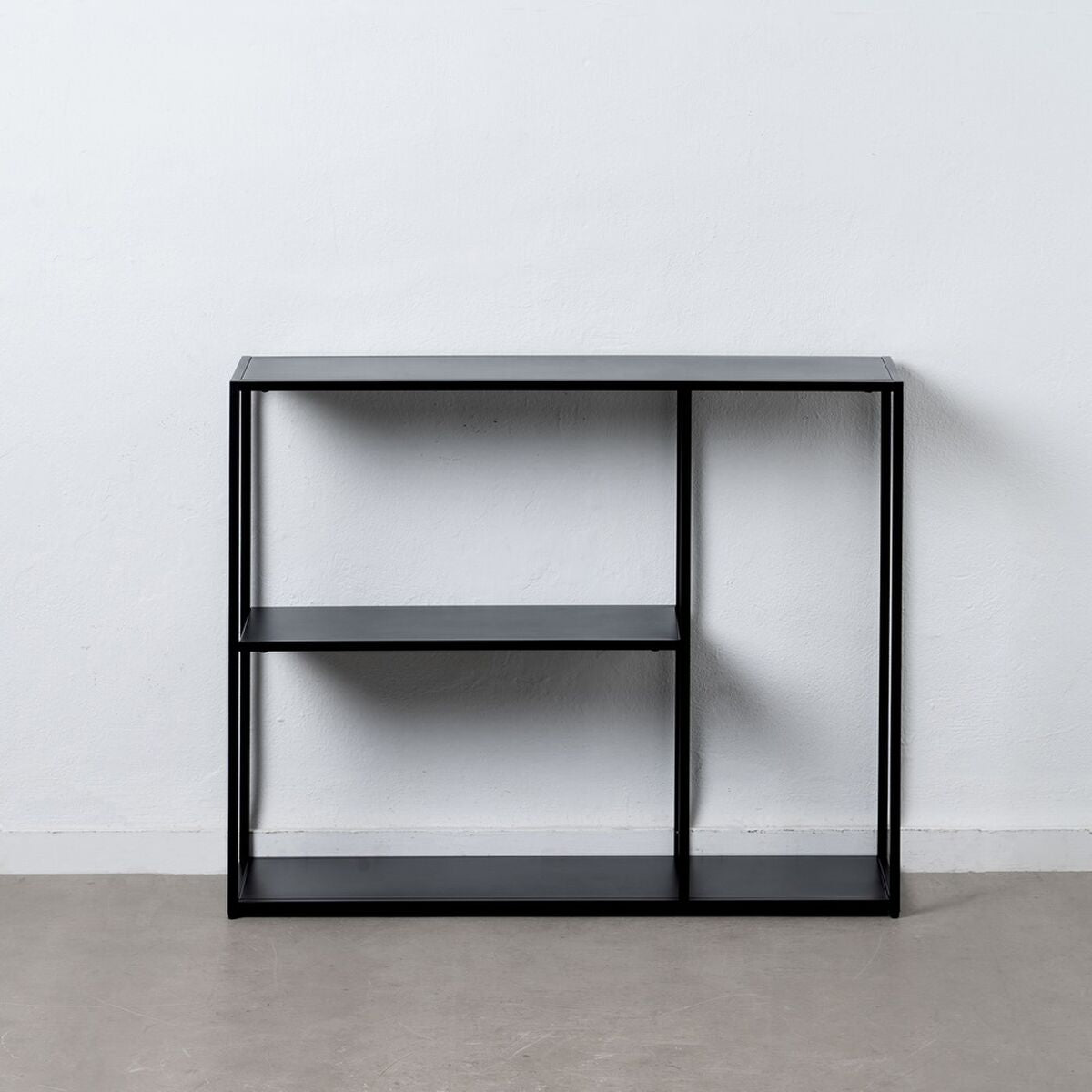 Scaffale SQUARE Nero Acciaio 100 x 30 x 81 cm