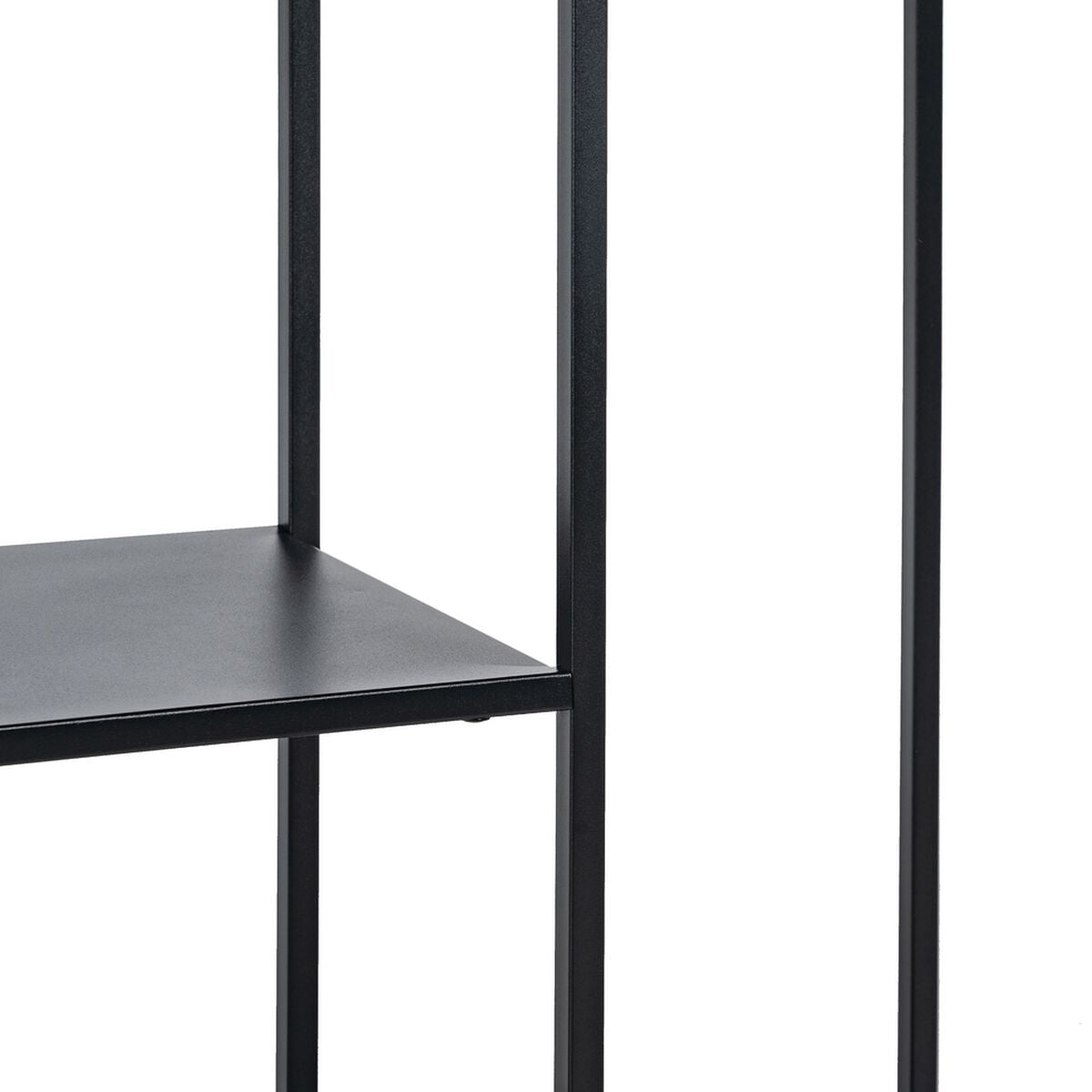 Scaffale SQUARE Nero Acciaio 100 x 30 x 81 cm