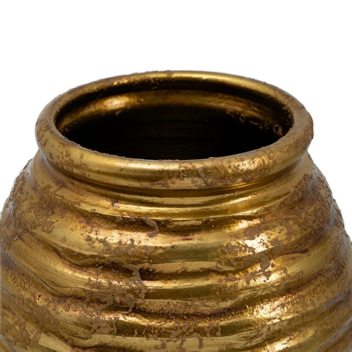 Vaso 29 x 29 x 31,5 cm Ceramica Dorato