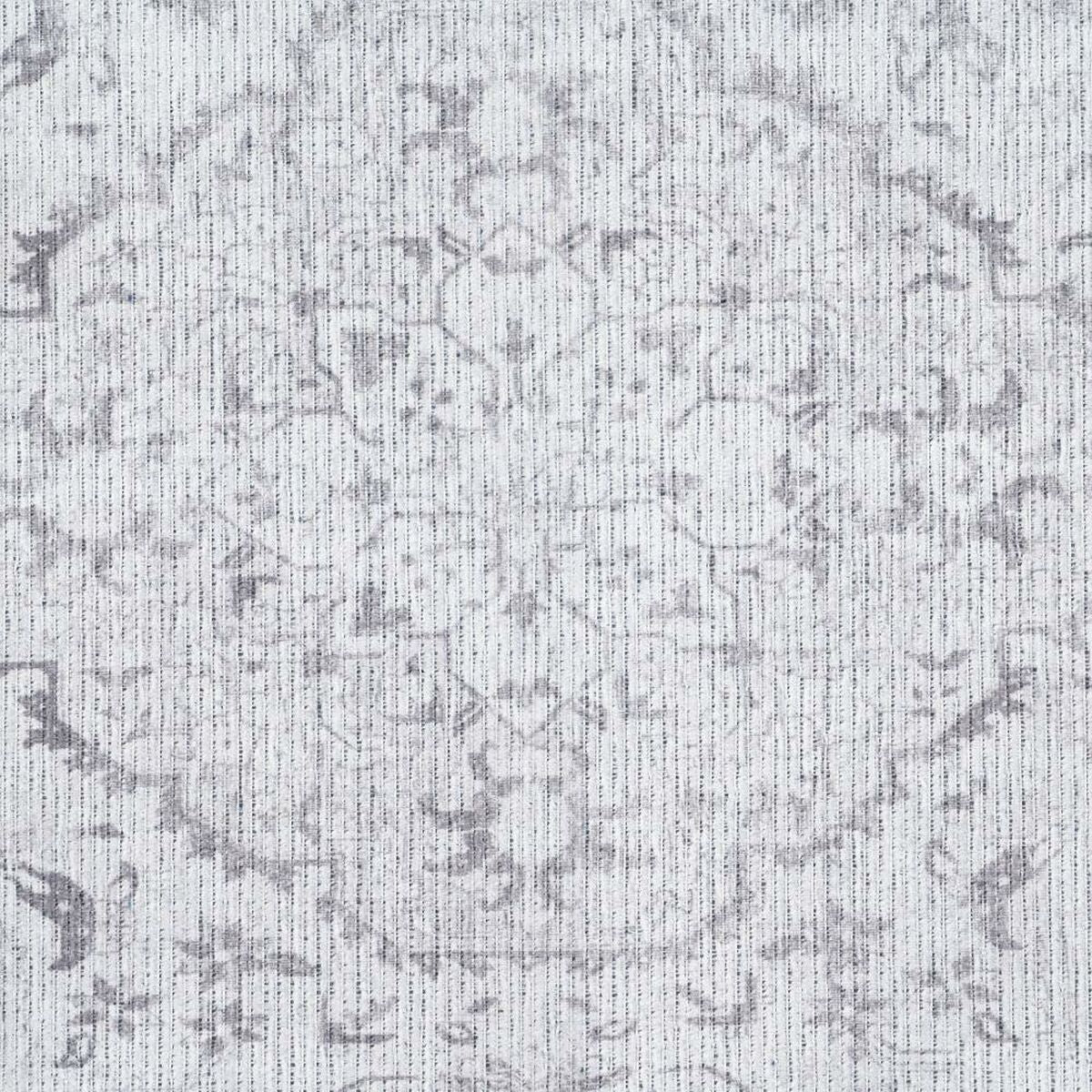 Tappeto 80 x 150 cm Grigio Poliestere Cotone