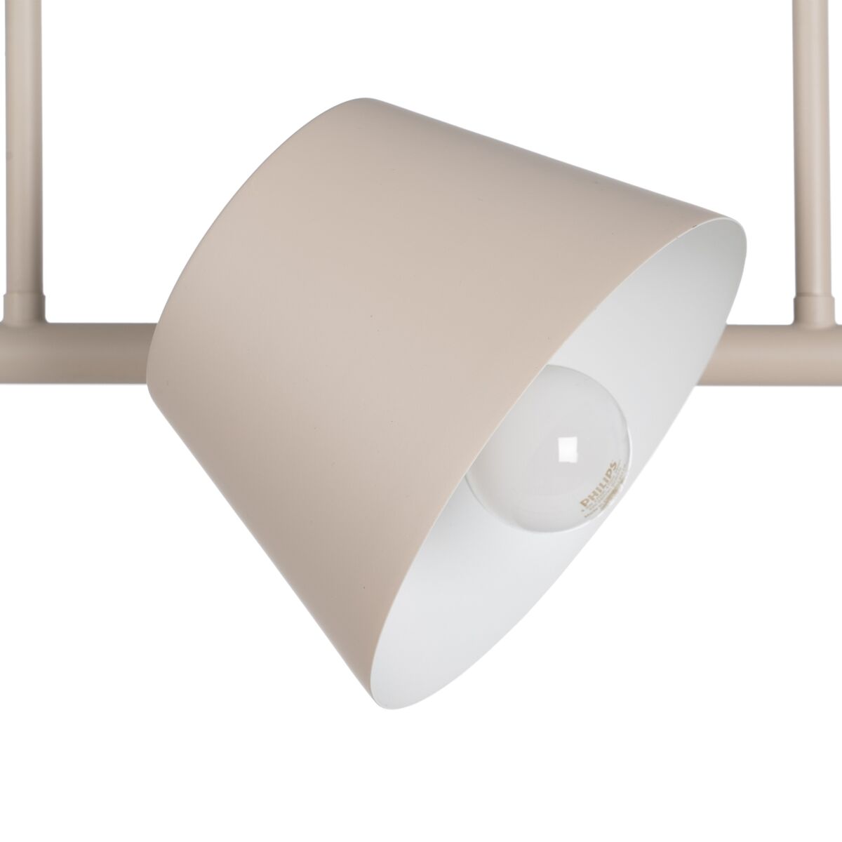 Lampadario 62,5 x 38 x 27,5 cm Metallo Crema