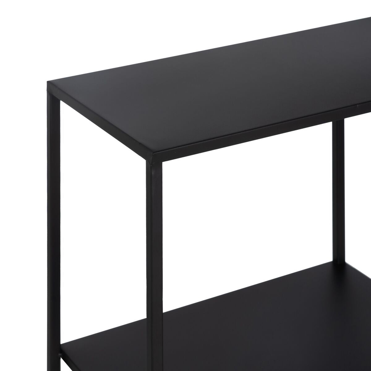 Scaffale 65 x 25 x 110 cm Nero Metallo
