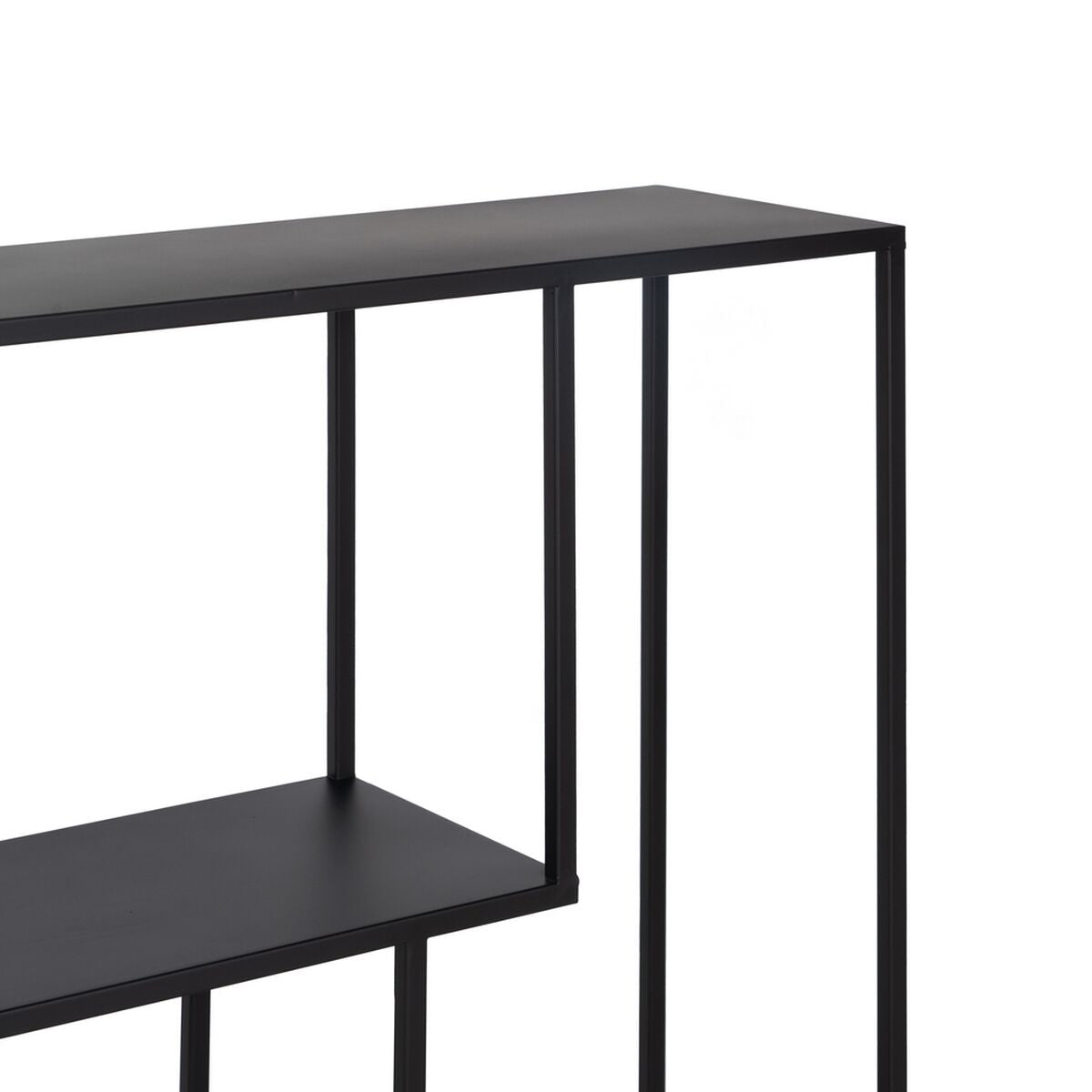 Scaffale 65 x 25 x 110 cm Nero Metallo