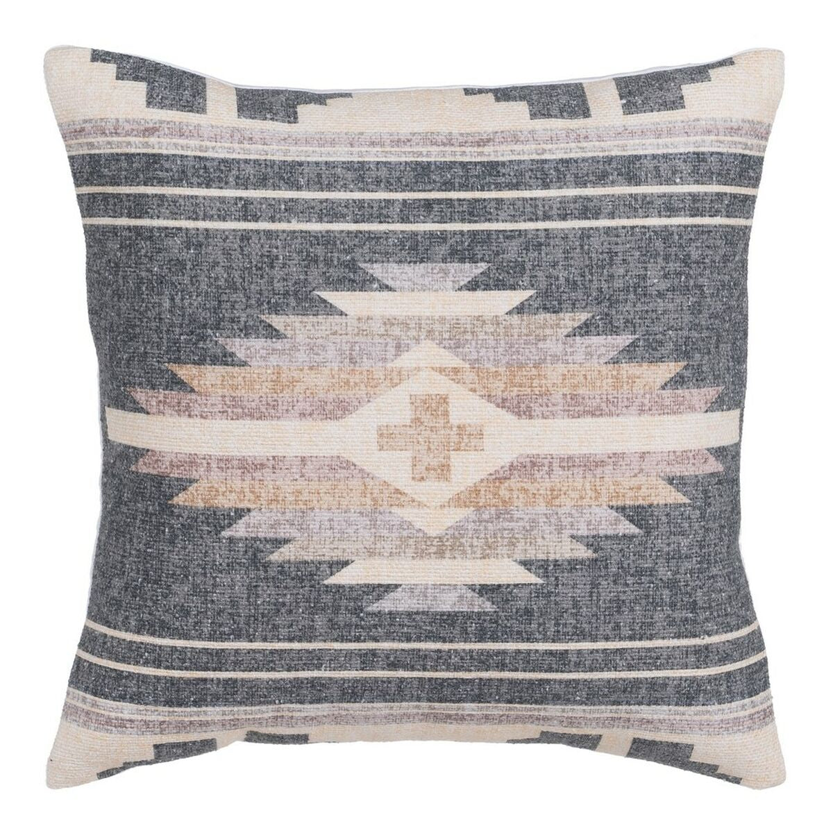 Cuscino Cotone Beige Grigio 45 x 45 cm