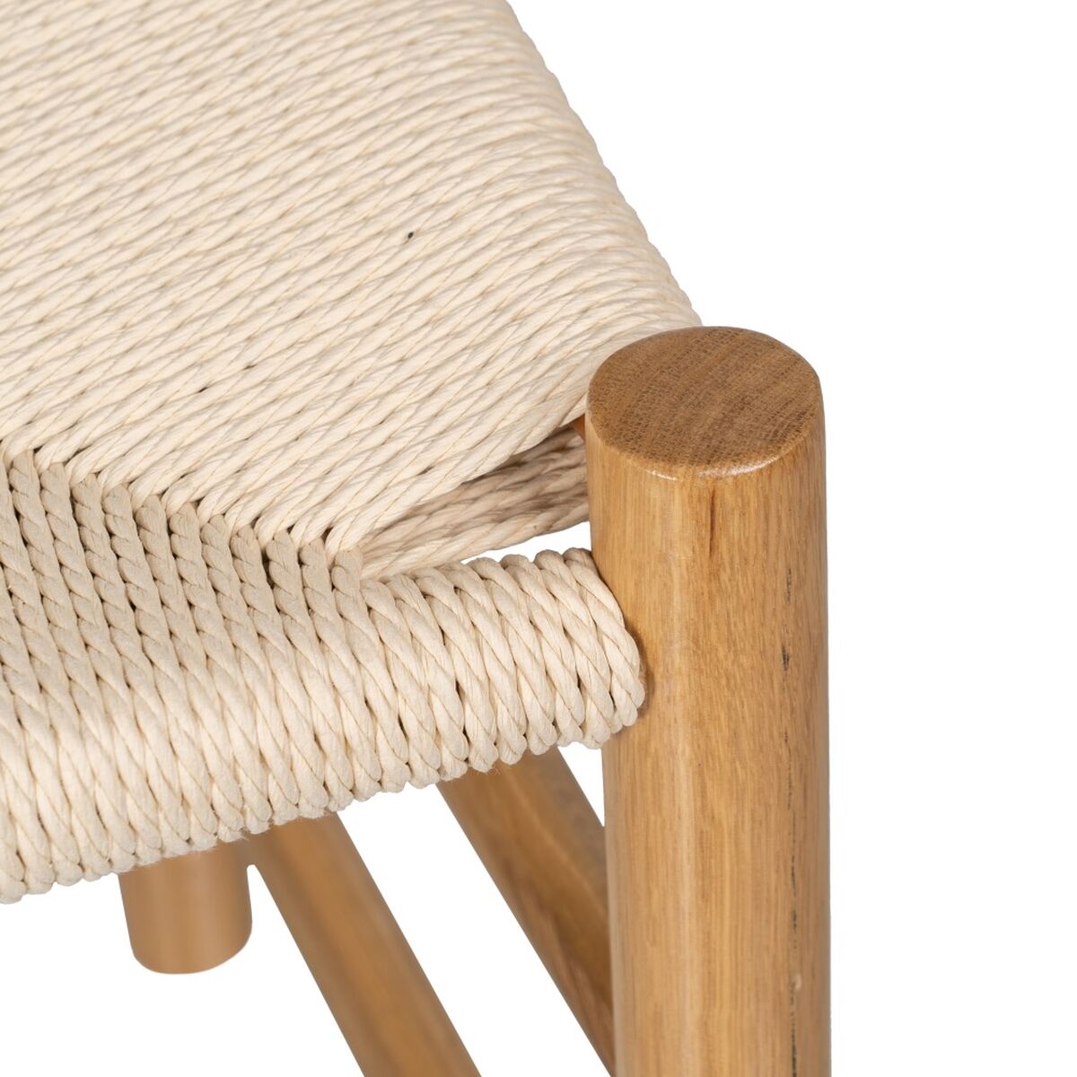 Sedia Rattan Legno di olmo 45 x 42 x 76,8 cm
