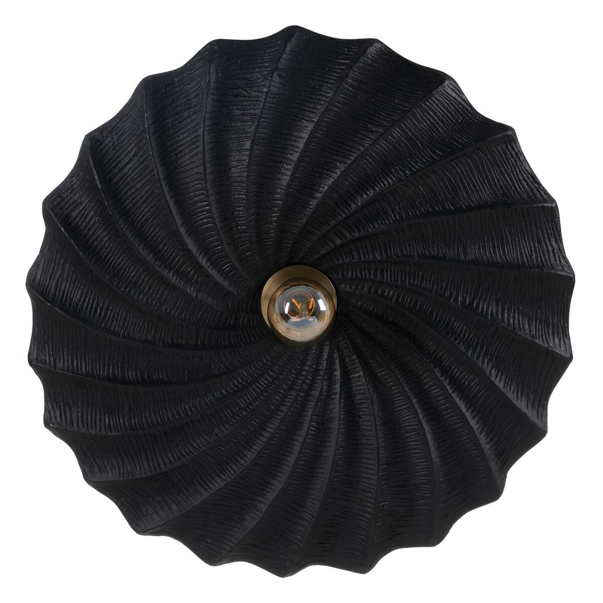 Applique da Parete Nero Alluminio Ferro A 220-240 V 51 x 10 x 51 cm