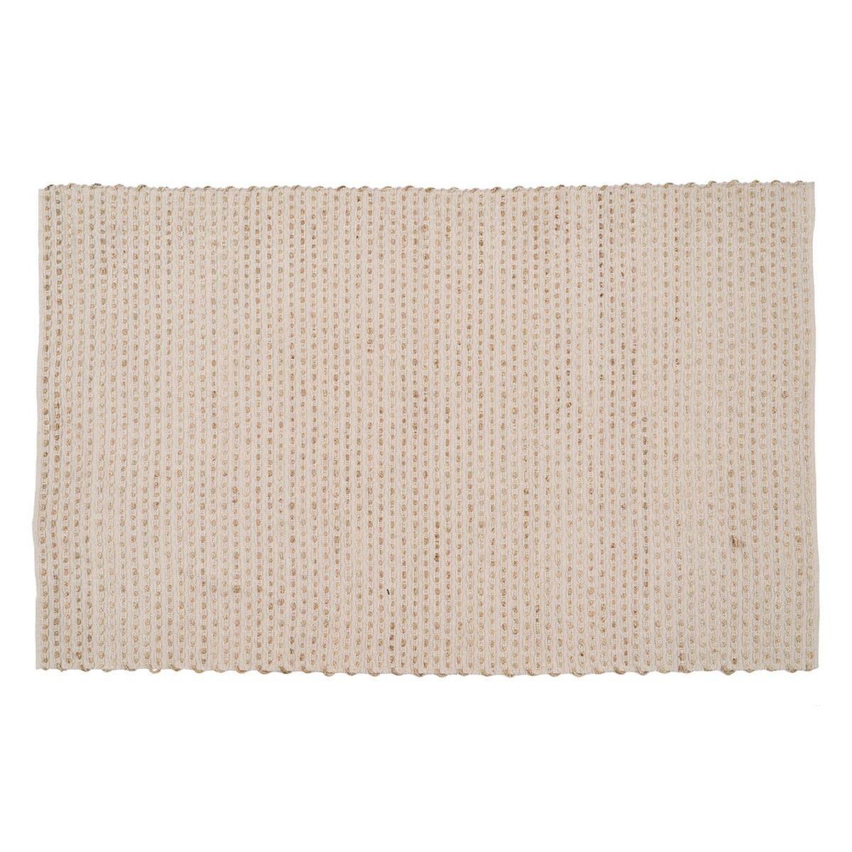 Tappeto Bianco Naturale 70 % cotone 30 % Juta 200 x 290 cm