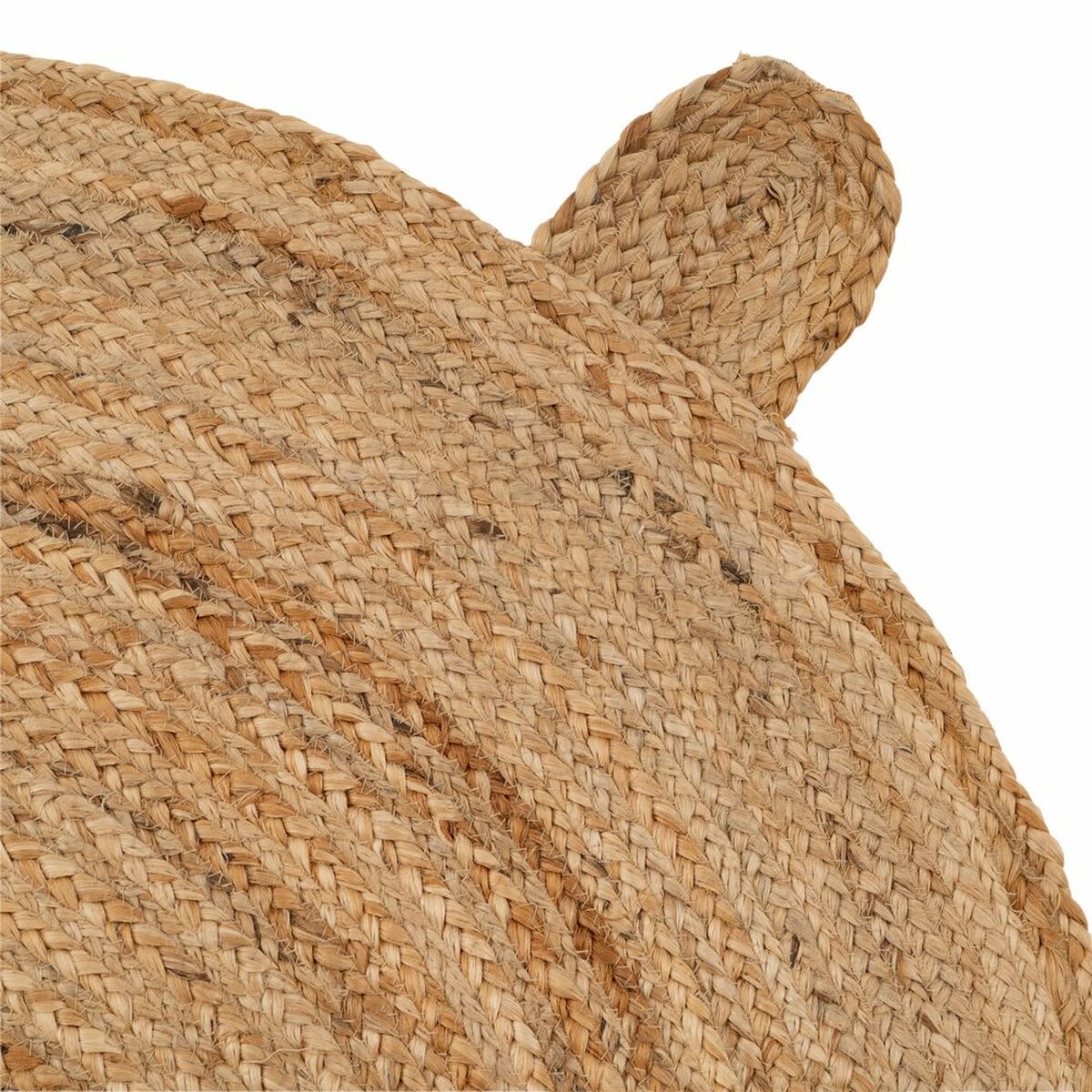 Tappeto Beige 100 % Juta 100 x 100 cm