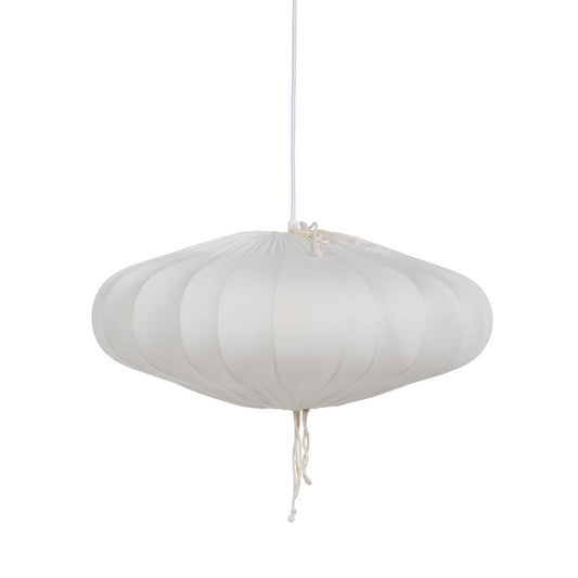 Lampadario Bianco Cotone 220-240 V 49,5 x 49,5 x 20 cm