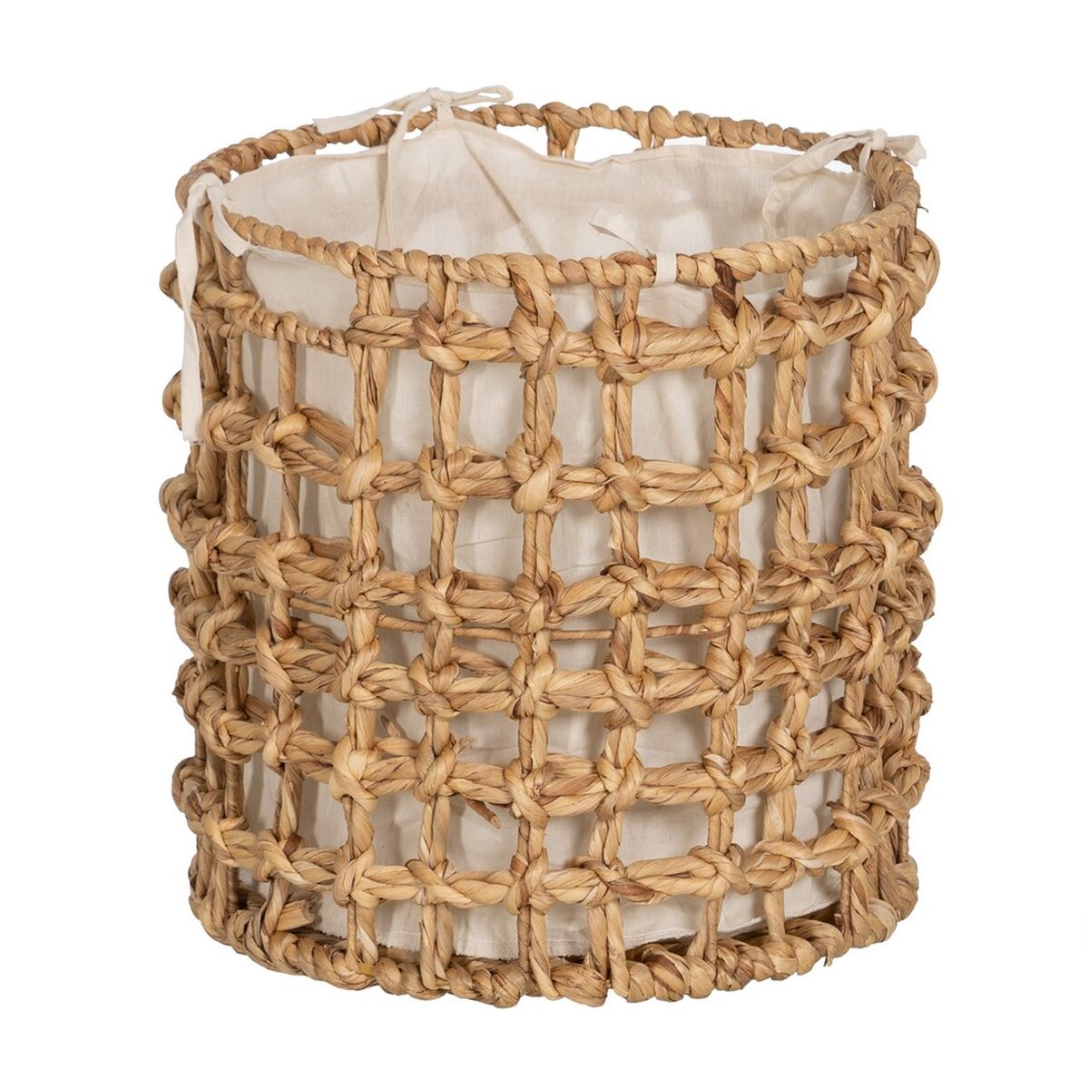 Set di Cesti Beige Crema Fibra naturale 45 x 45 x 45 cm (3 Unità)