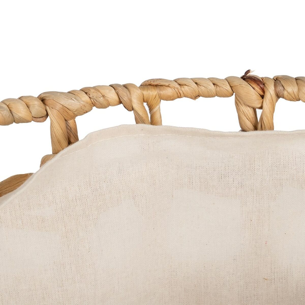 Set di Cesti Beige Crema Fibra naturale 45 x 45 x 45 cm (3 Unità)