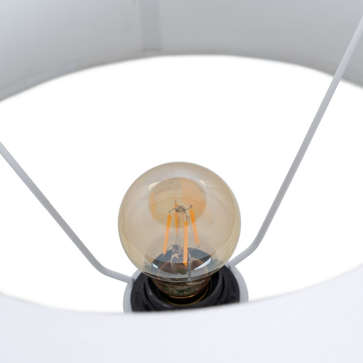 Lampada Bianco Nero 40,75 x 40,75 x 68 cm
