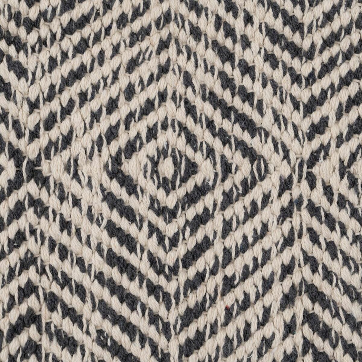 Tappeto Grigio 70 % cotone 30 % Poliestere 120 x 180 cm