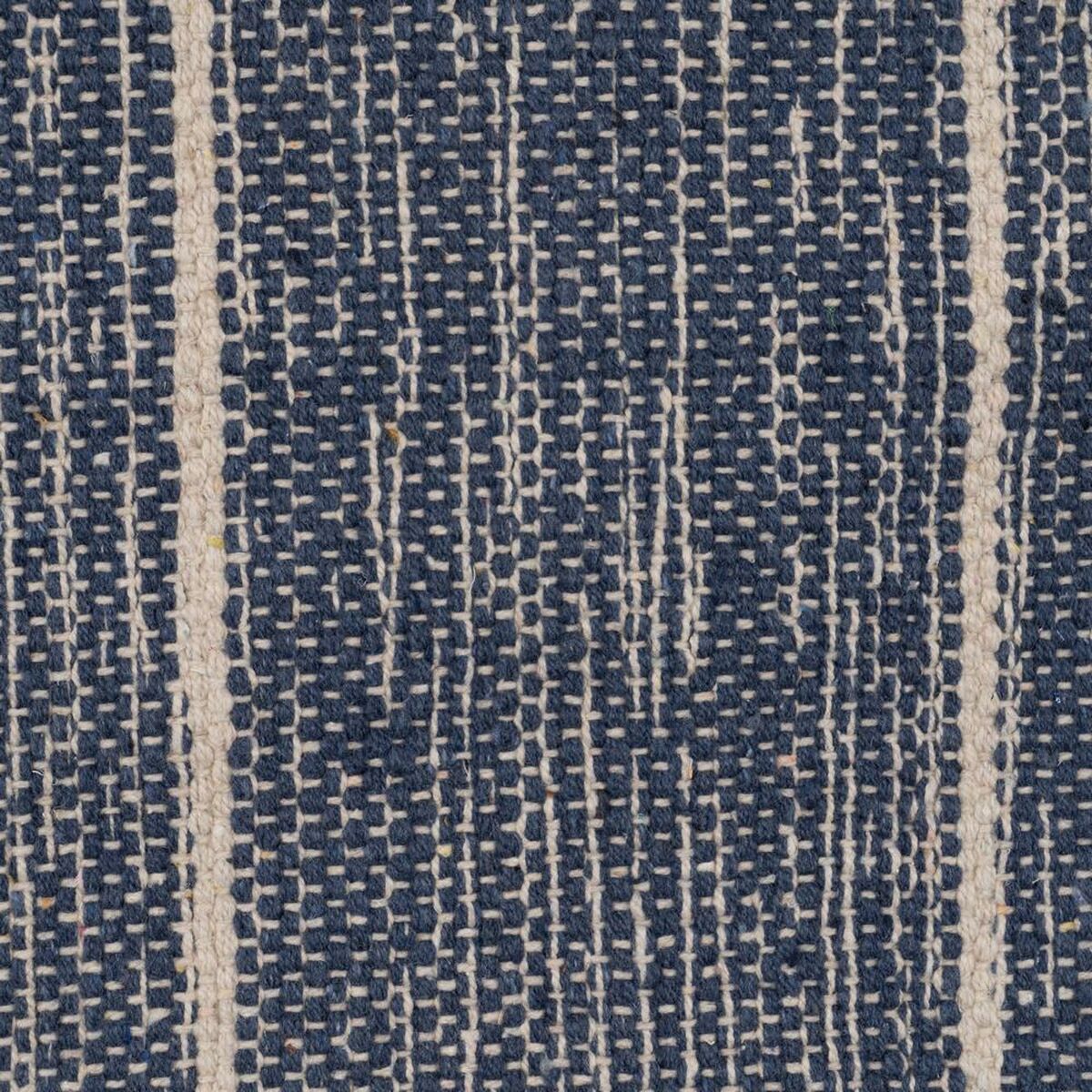 Tappeto Azzurro Bianco 70 % cotone 30 % Poliestere 160 x 230 cm
