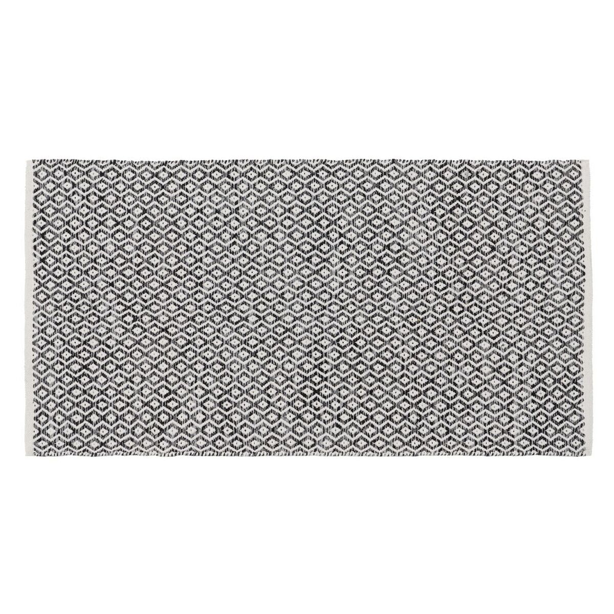 Tappeto Grigio 70 % cotone 30 % Poliestere 80 x 150 cm
