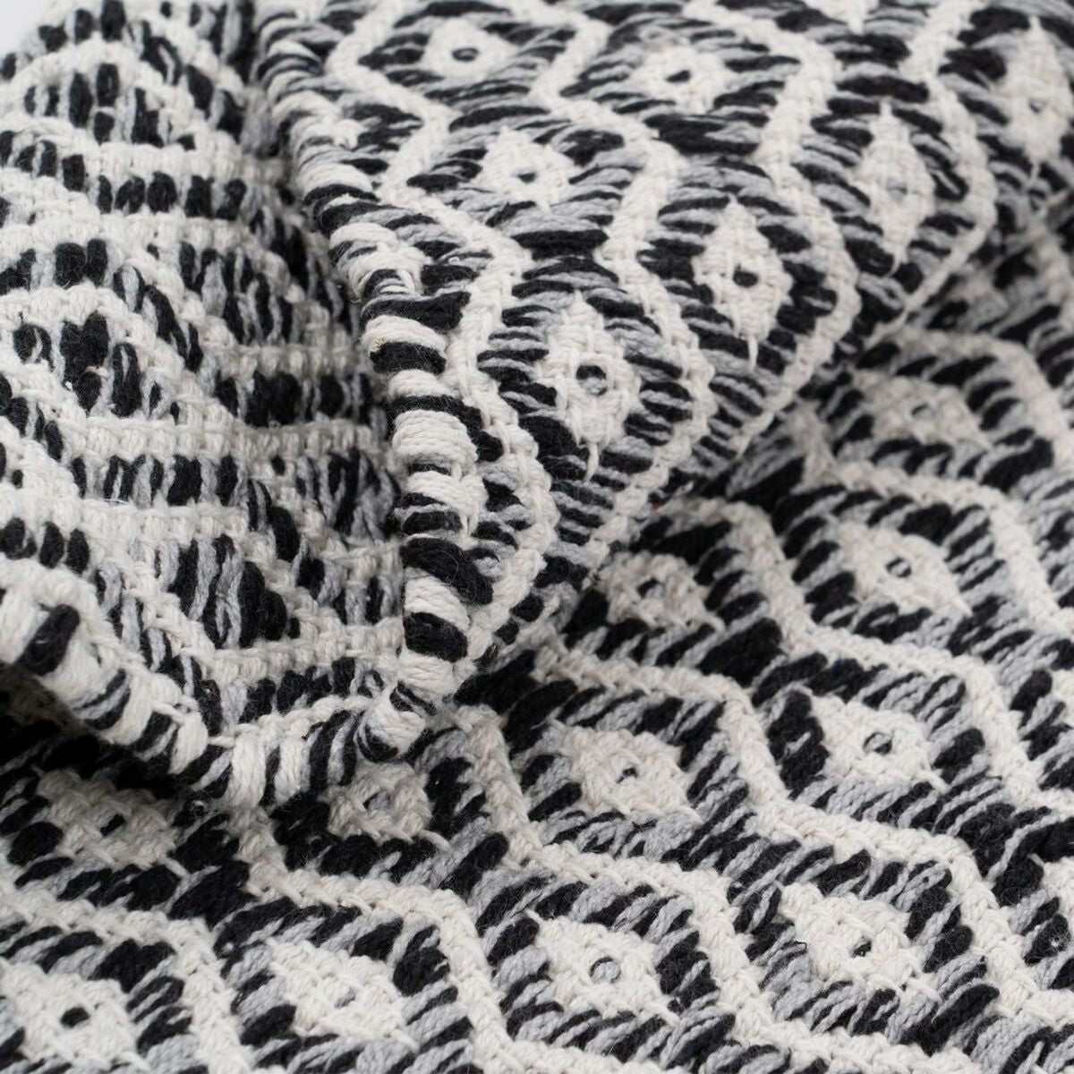 Tappeto Grigio 70 % cotone 30 % Poliestere 160 x 230 cm