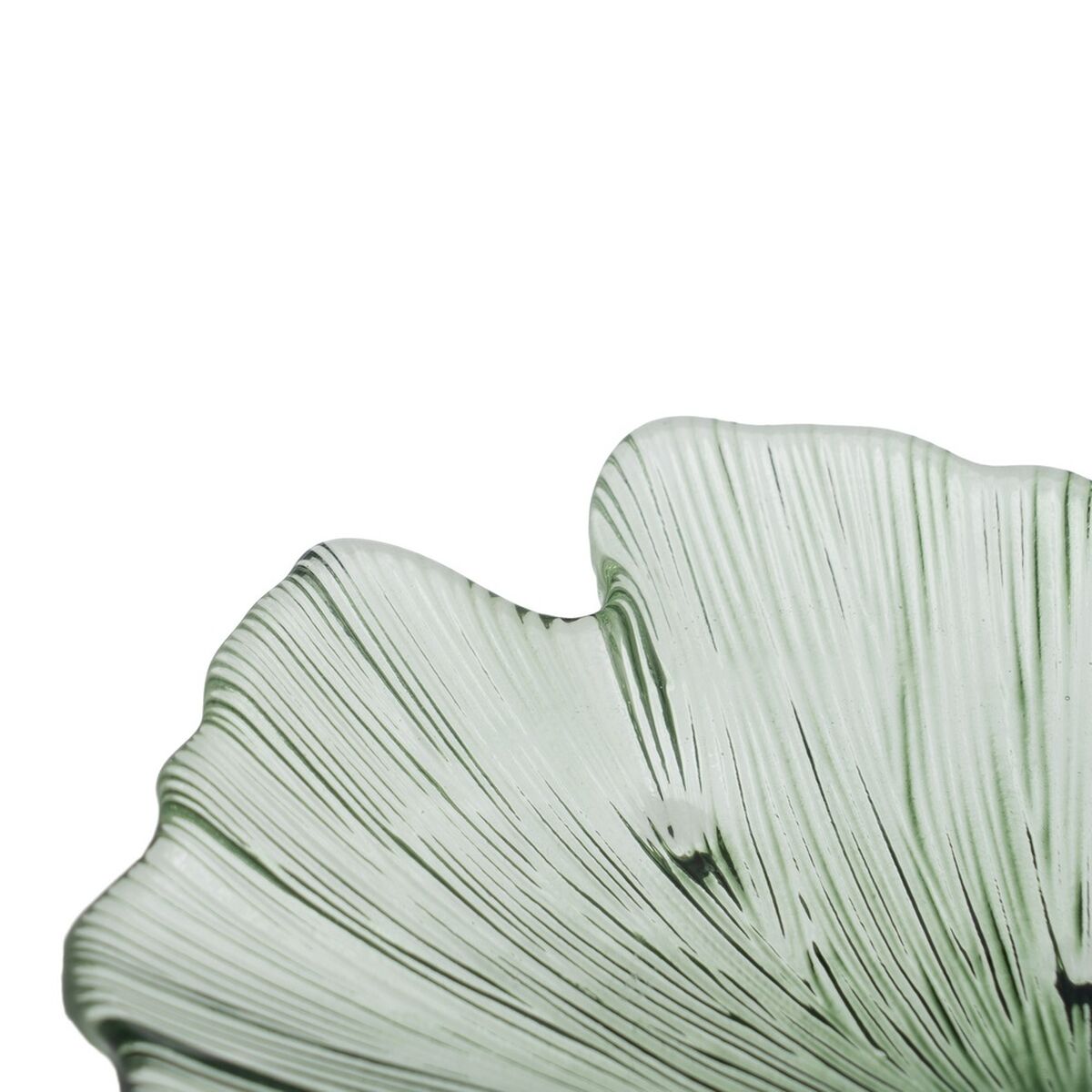 Vassoio Verde Conchiglia 17 x 16 cm