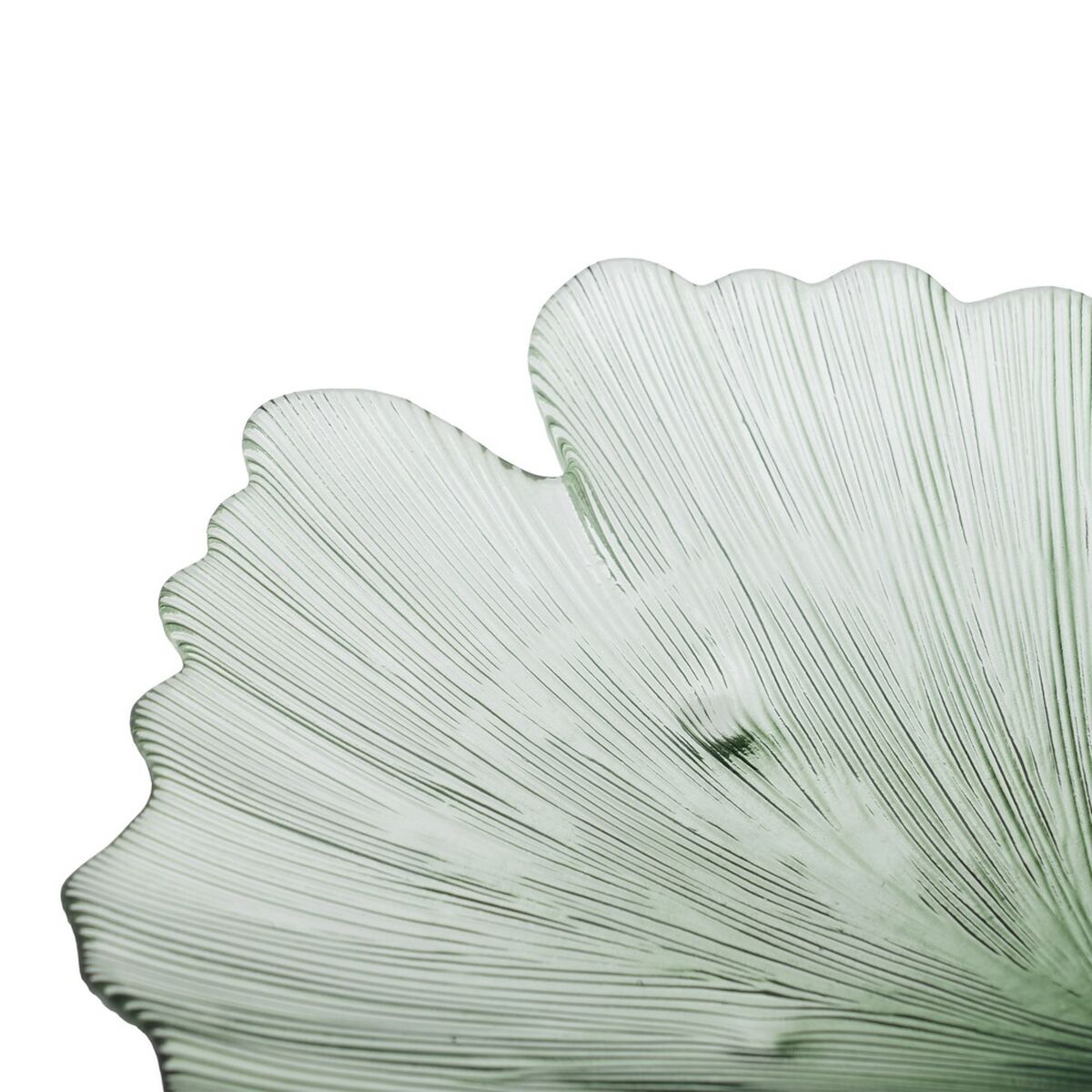 Vassoio Verde Conchiglia 33 x 31 cm