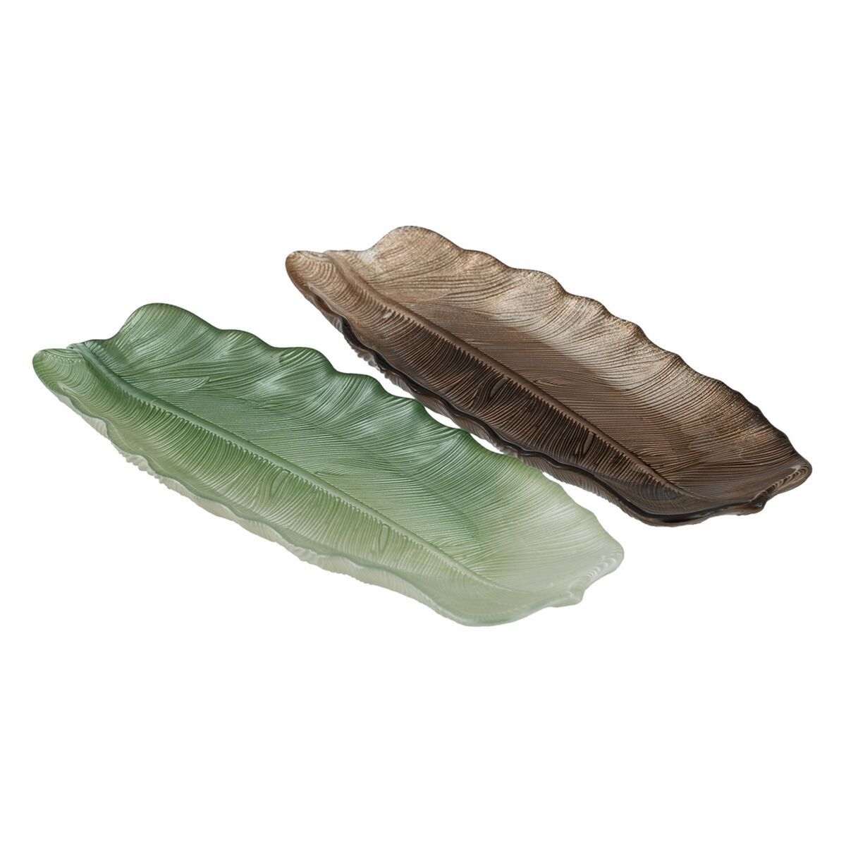 Vassoio Verde Foglia della pianta 40 cm
