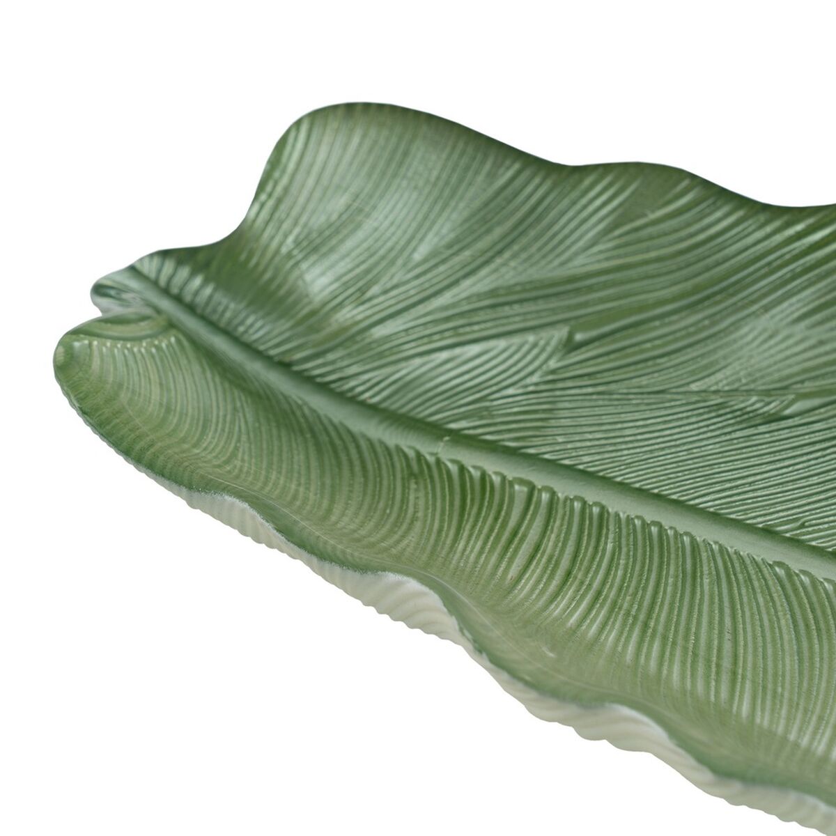 Vassoio Verde Foglia della pianta 40 cm