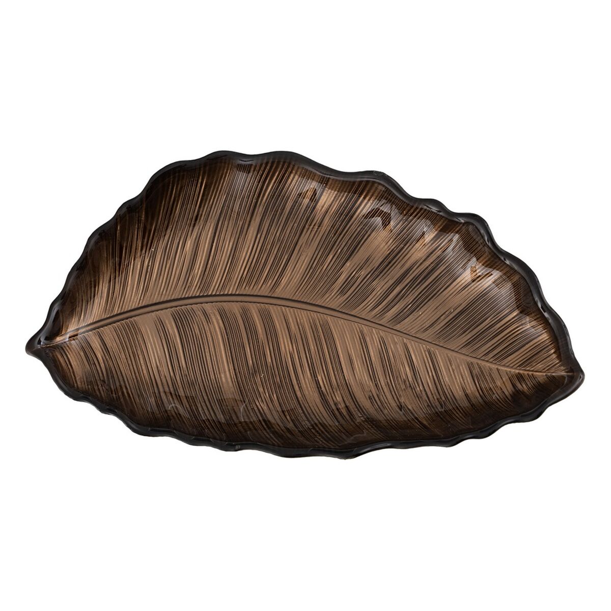 Vassoio Marrone Foglia della pianta 31 x 18 cm