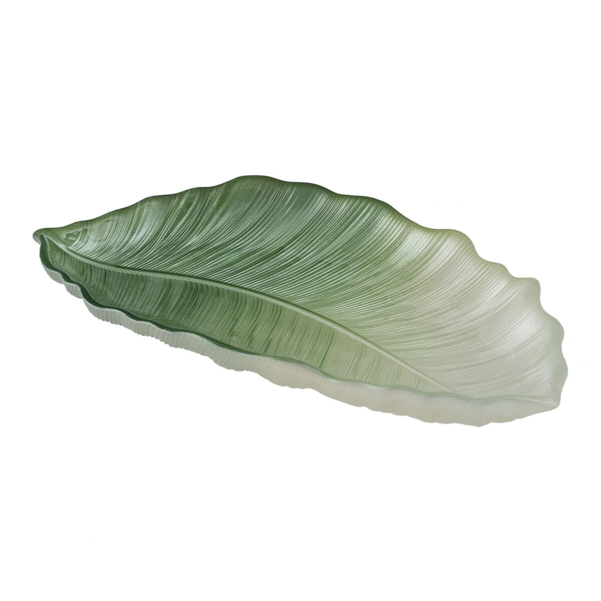 Vassoio Verde Foglia della pianta 31 x 18 cm