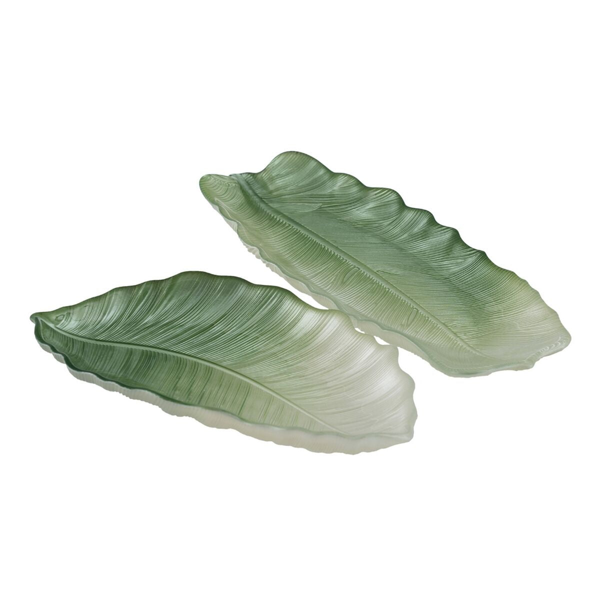 Vassoio Verde Foglia della pianta 31 x 18 cm