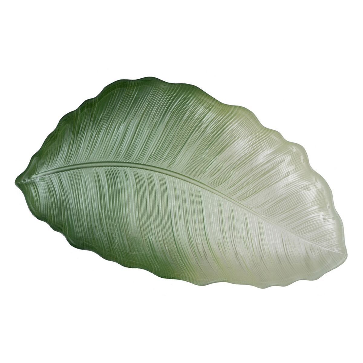 Vassoio Verde Foglia della pianta 31 x 18 cm