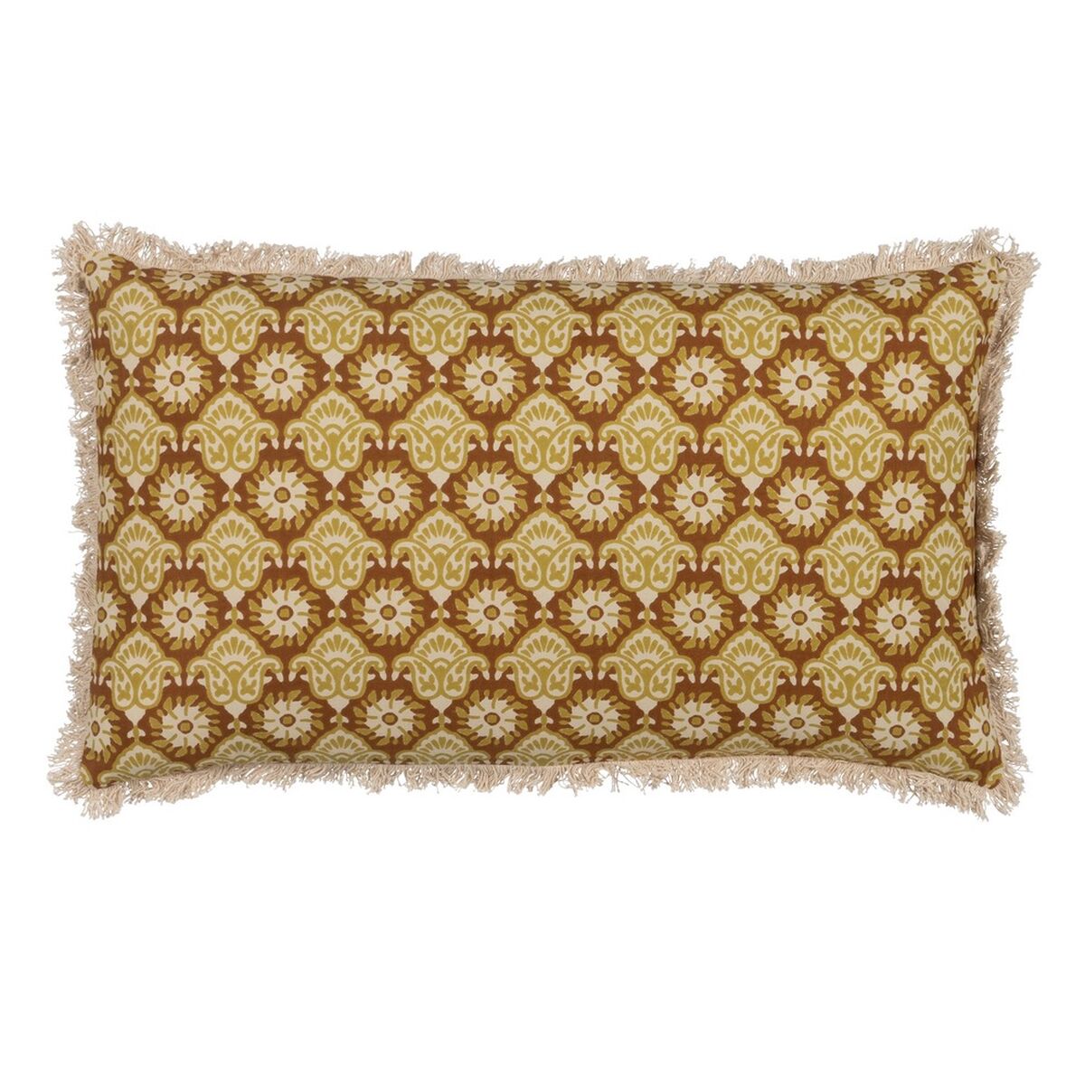 Cuscino Cotone Marrone Beige 50 x 30 cm
