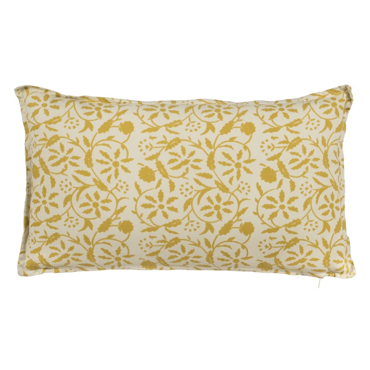 Cuscino Cotone Beige Senape 50 x 30 cm