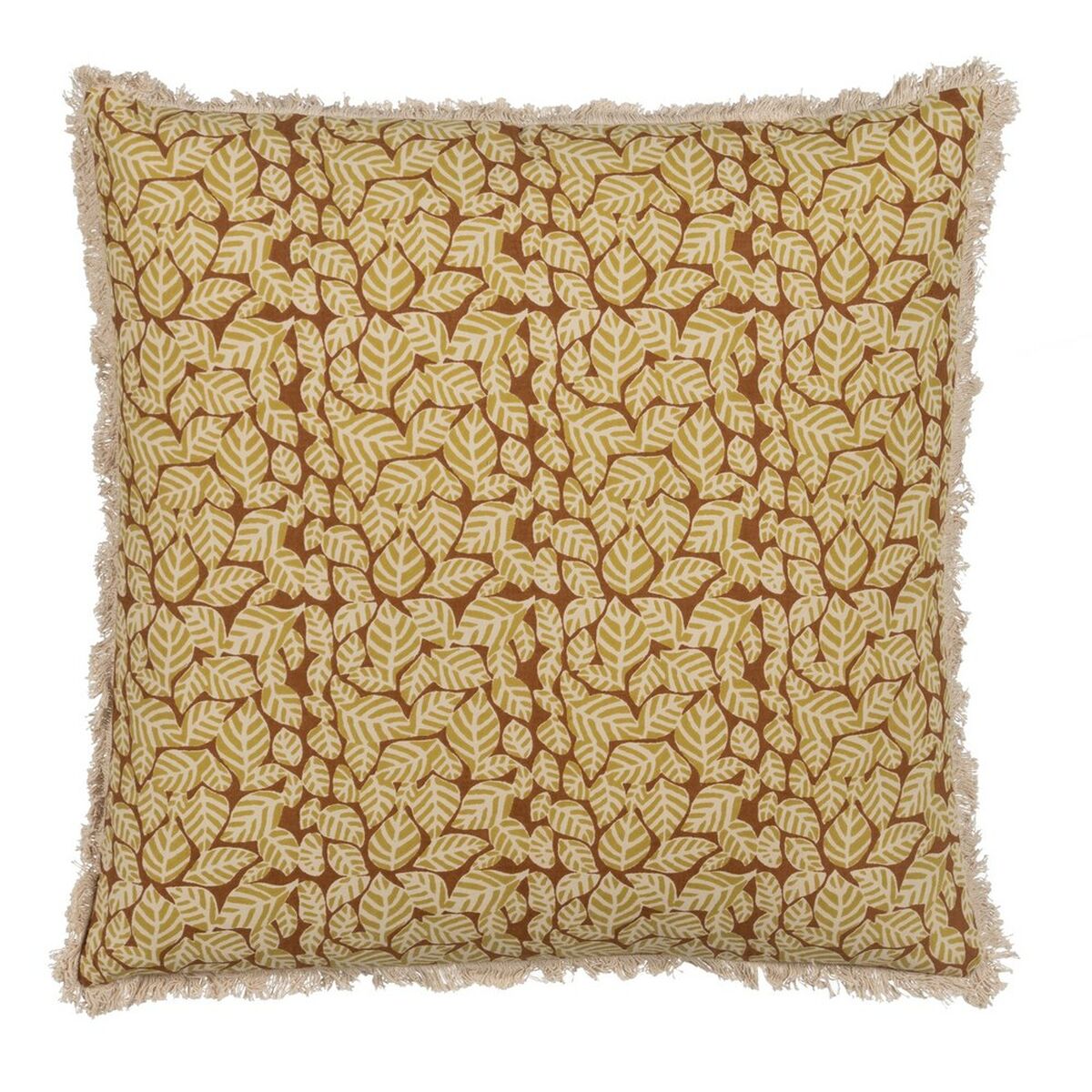 Cuscino Cotone Marrone Beige 50 x 50 cm