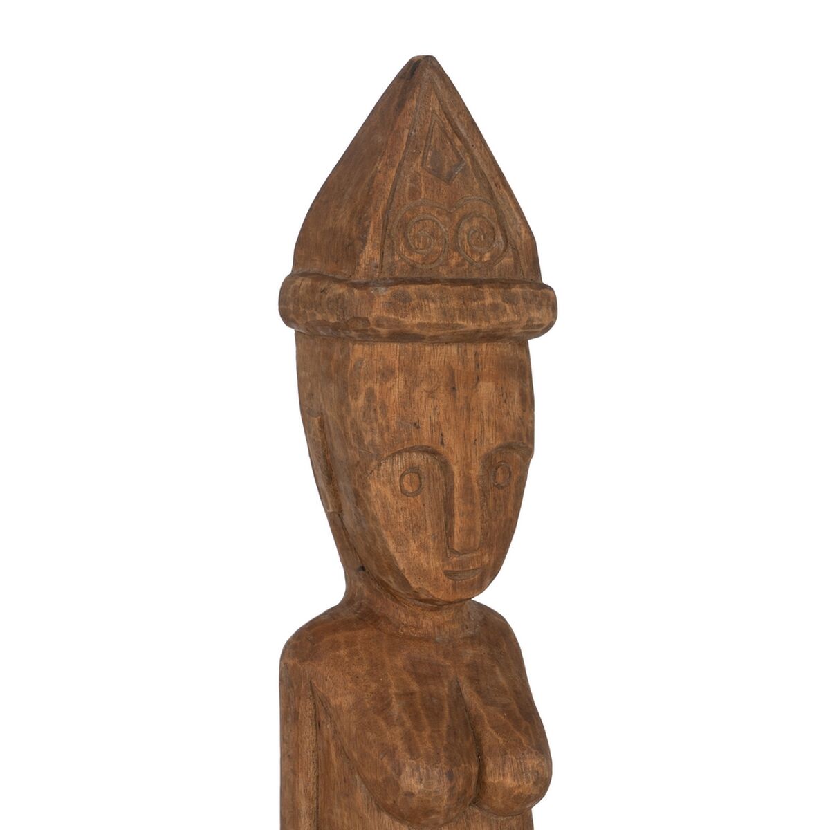 Statua Decorativa Naturale Africano 14 x 14 x 88,5 cm