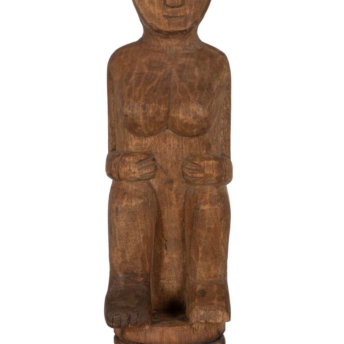Statua Decorativa Naturale Africano 14 x 14 x 88,5 cm