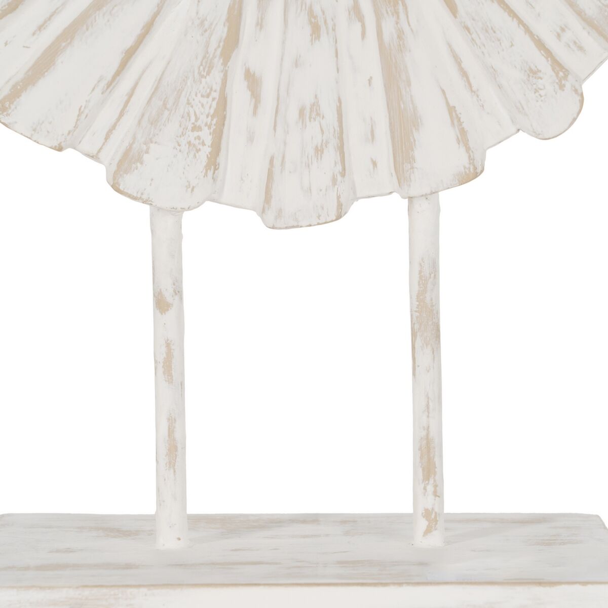 Scultura Bianco Beige Anello 25,5 x 9,5 x 37 cm