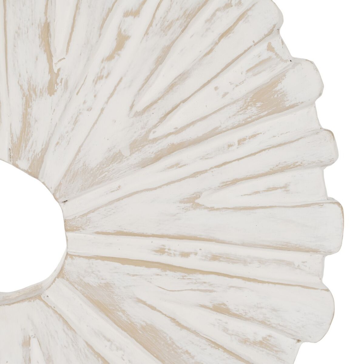 Scultura Bianco Beige Anello 25,5 x 9,5 x 37 cm