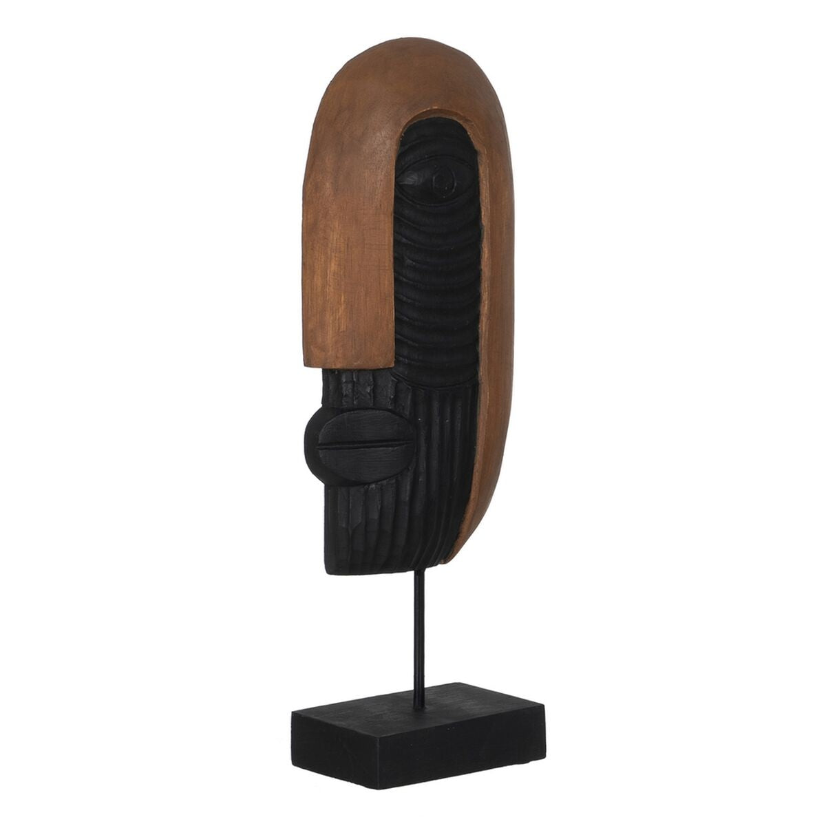 Statua Decorativa Marrone Maschera 17,5 x 10 x 50 cm