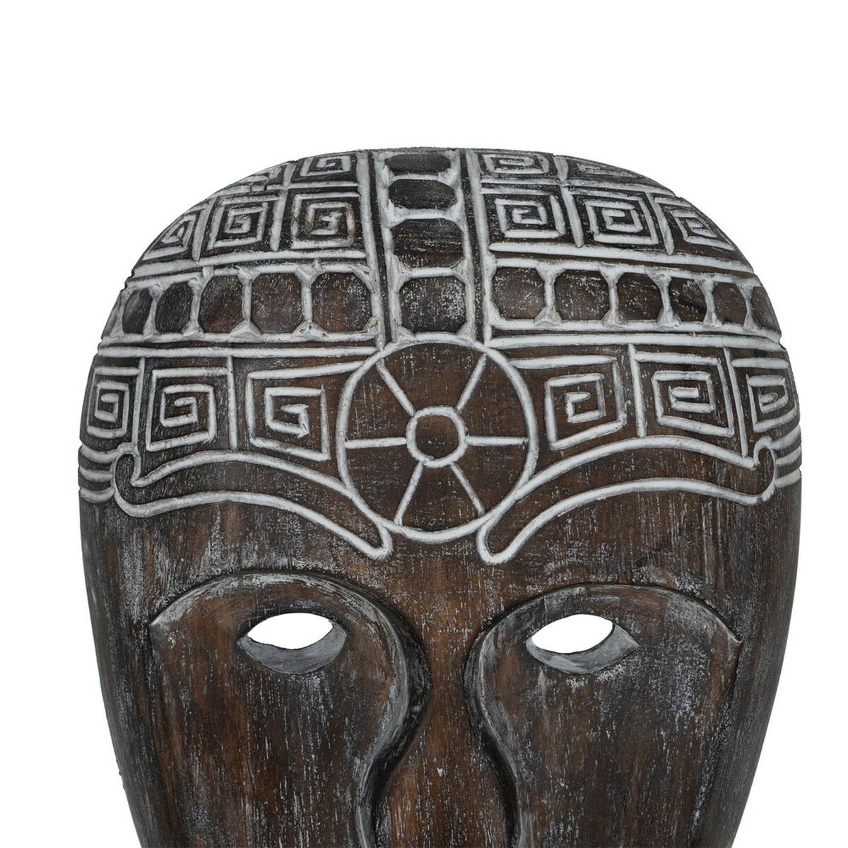 Statua Decorativa Marrone Maschera 24 x 12 x 46 cm