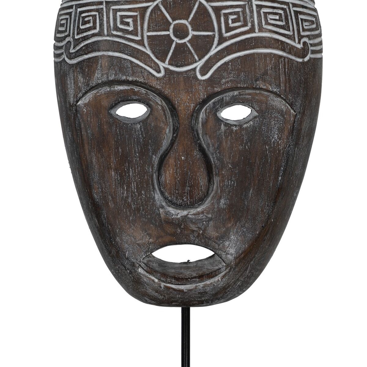 Statua Decorativa Marrone Maschera 24 x 12 x 46 cm