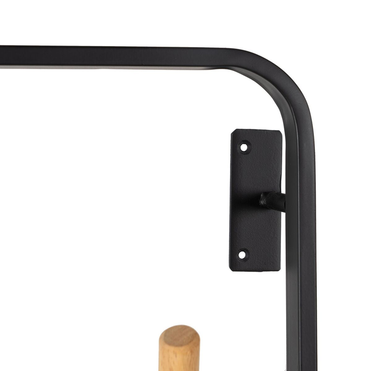 Appendiabiti Nero Ferro 45 x 7 x 120 cm