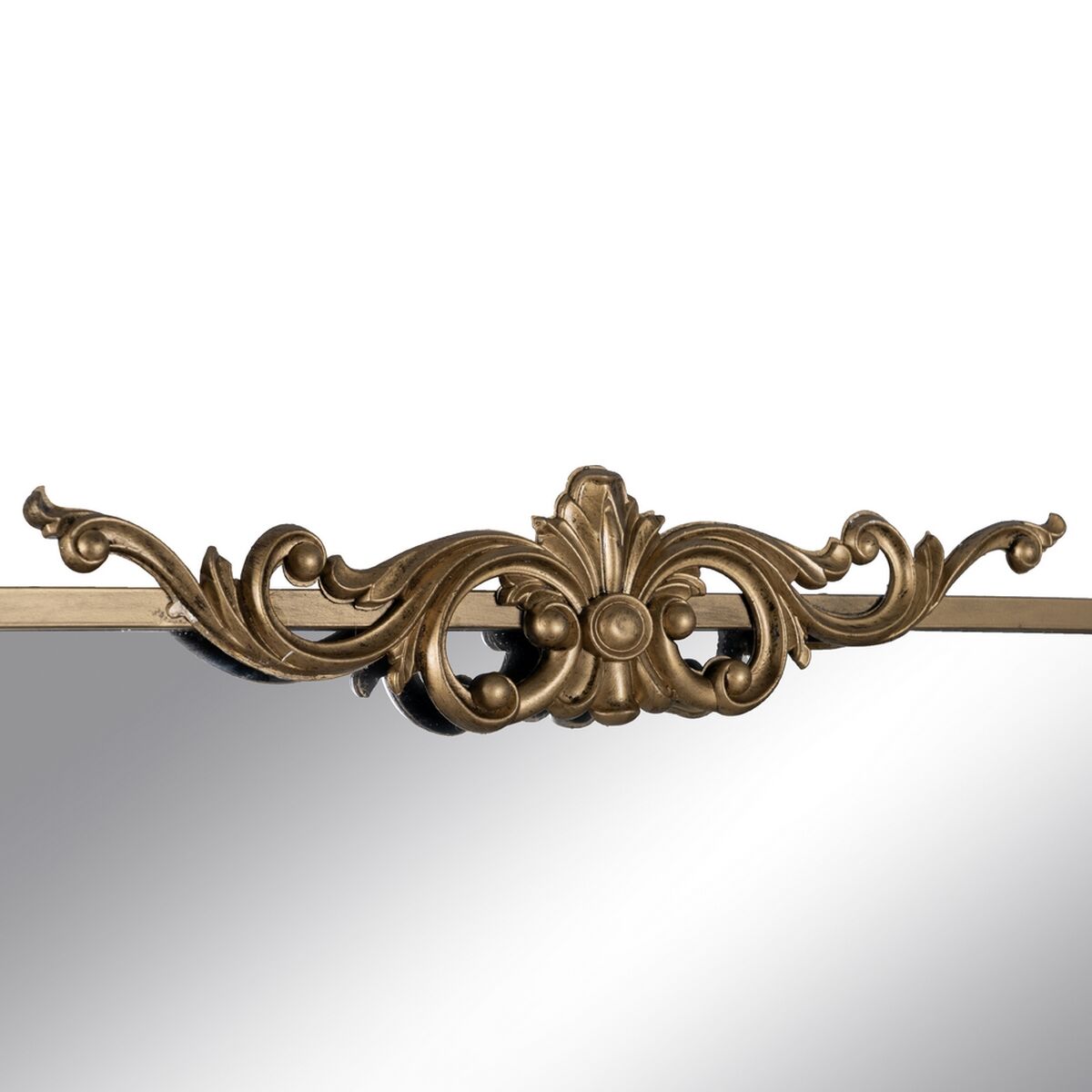 Specchio da parete Dorato Cristallo Ferro 62 x 16 x 65 cm