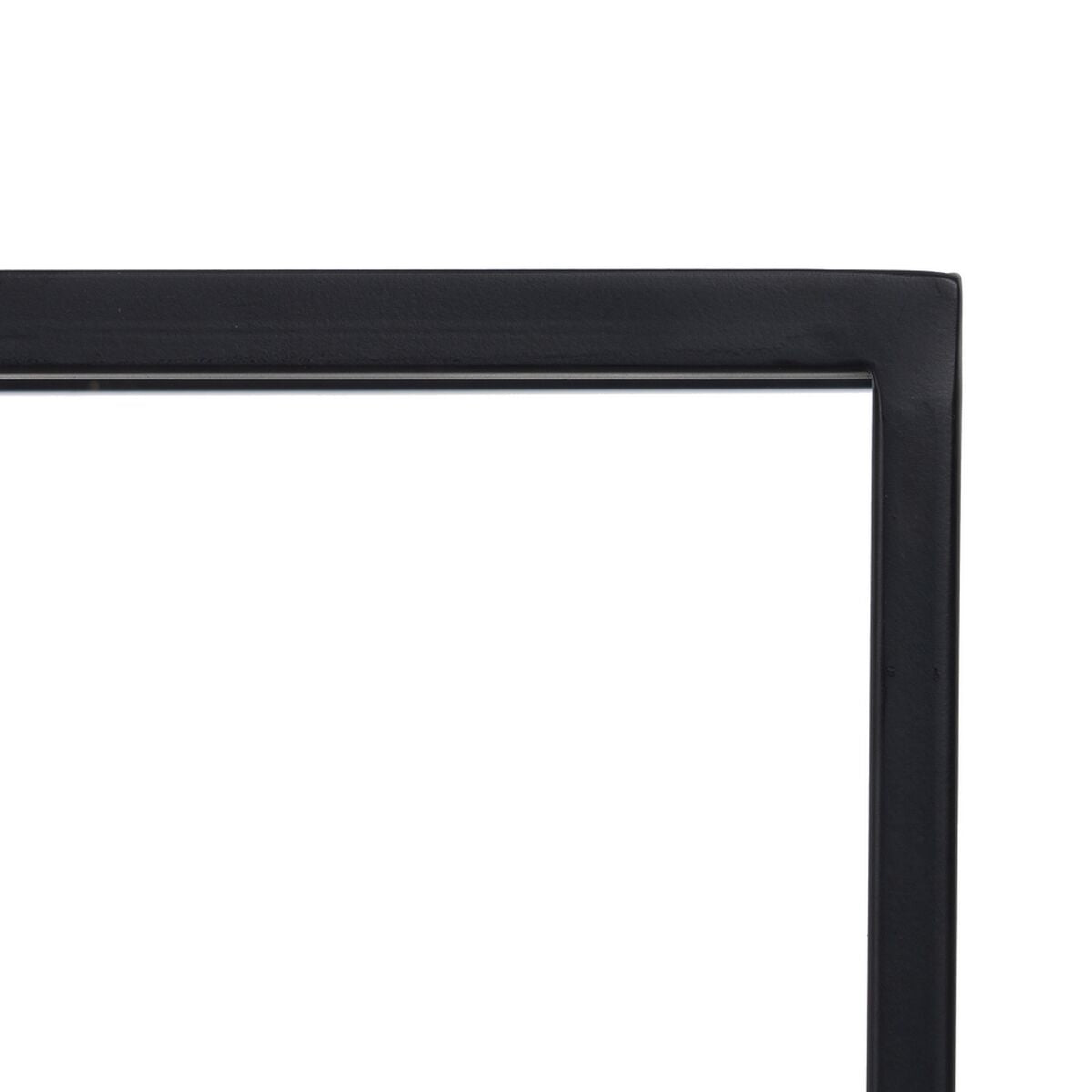 Scaffale Nero Cristallo Ferro 110 x 26 x 74 cm