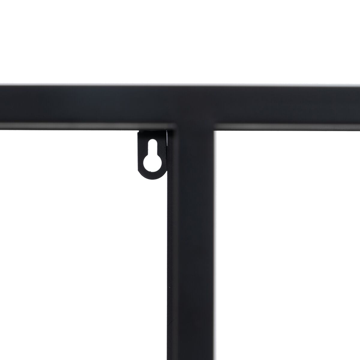 Scaffale Nero Cristallo Ferro 110 x 26 x 74 cm