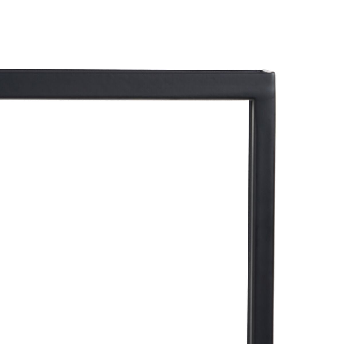 Scaffale Nero Cristallo Ferro 65 x 25 x 110 cm